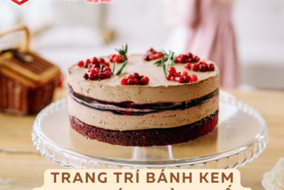 Trang trí bánh kem phong cách Hàn Quốc