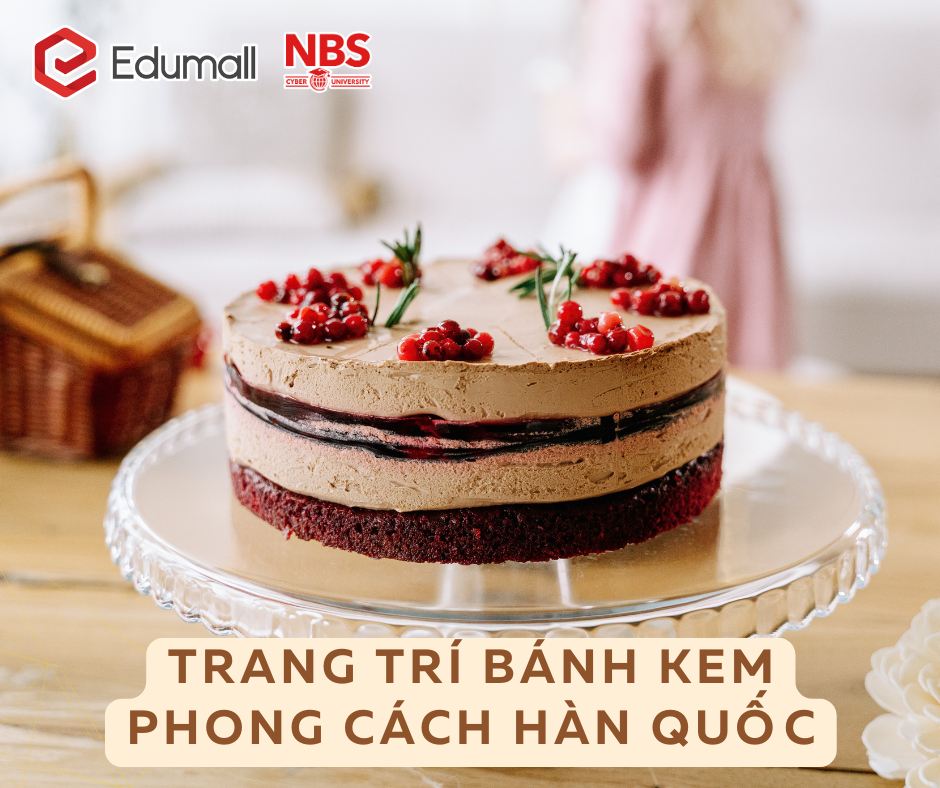 trang trí bánh kem Trang trí bánh kem phong cách Hàn Quốc